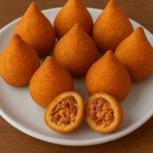 Mini Coxinha de Frango c/ Bacon